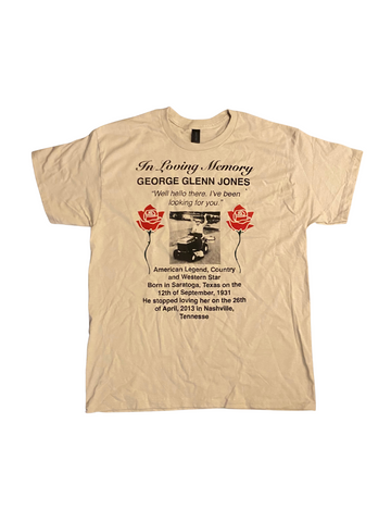ROSES GEORGE JONES FAN TEE