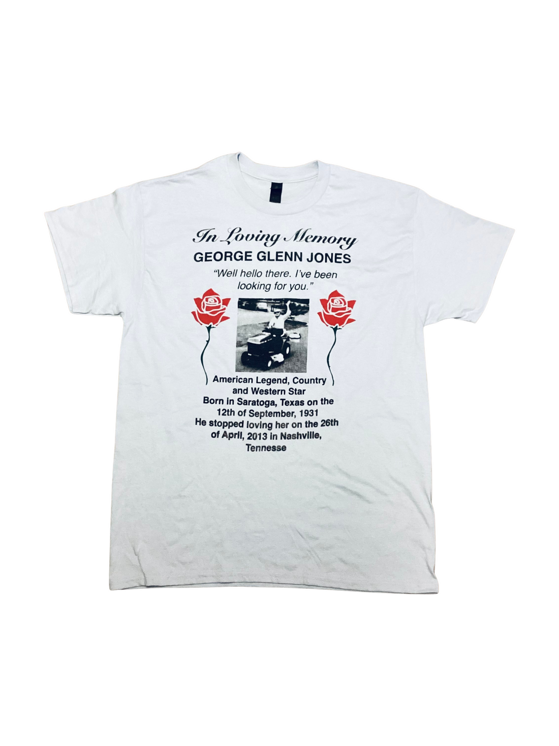 George Jones Merch Shirts