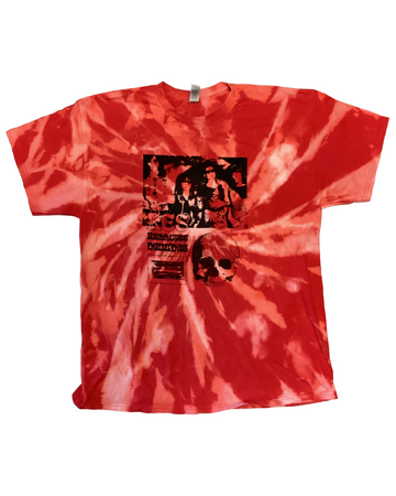XL #07 LES RALLIZES DENUDES FAN TEE RED