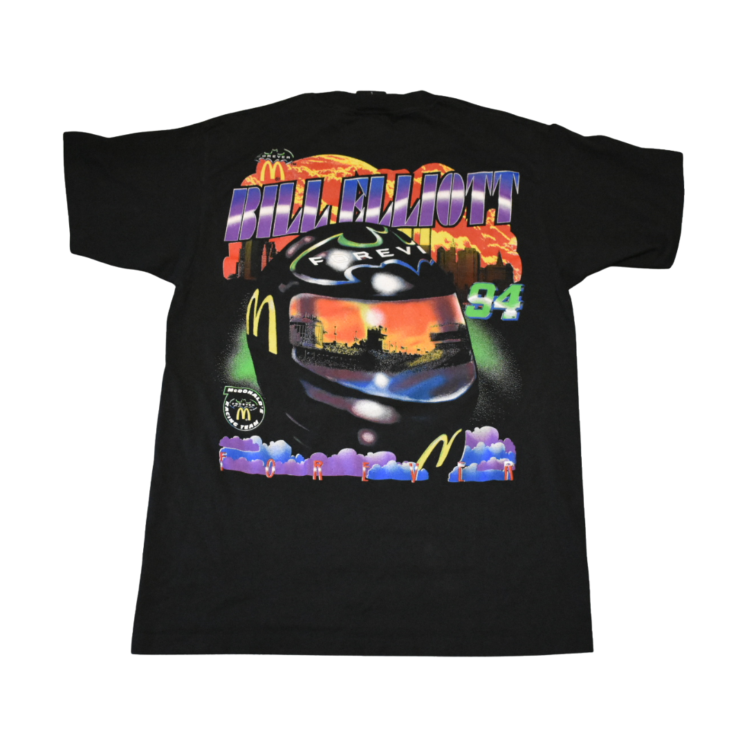 1995 Bill Elliott Batman Forever McDonald's Vintage Tee Size Large